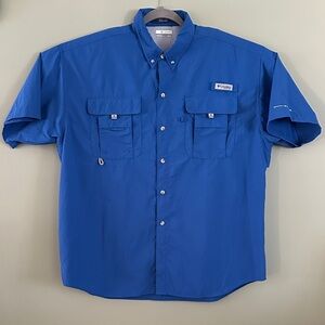 Columbia PFG Bahama Men’s Outdoor Vented Fishing Shirt Relaxed Fit UPF 50